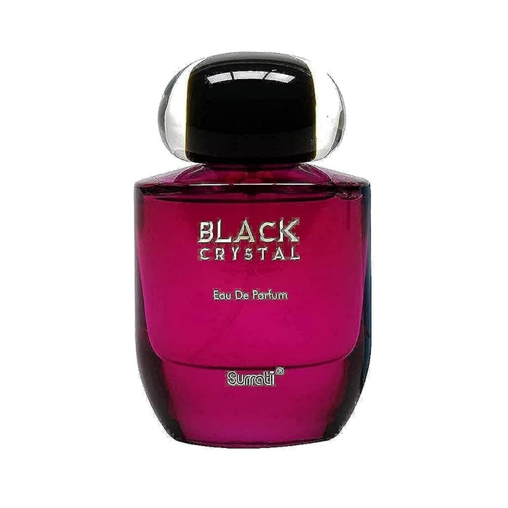 Surrati Black Crystal Arabian Perfumes For Women - Eau de Parfum Spray 100ML (3.4 OZ), Exotic Womens Perfume With Vanilla, Blasamic & Oriental Notes - Long Lasting Perfume For All Day Freshness