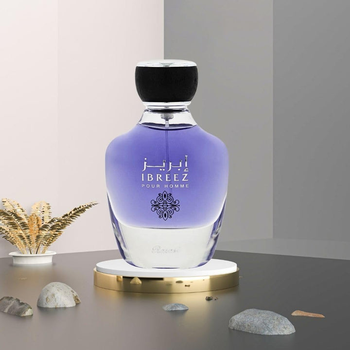 RASASI Ibreez Eau De Parfum Spray 100ML (3.38 OZ) Long Lasting Arabian Perfume for Men with Citrus, Lavender, Bergamot And Aquatic Notes - A Distinctive and...