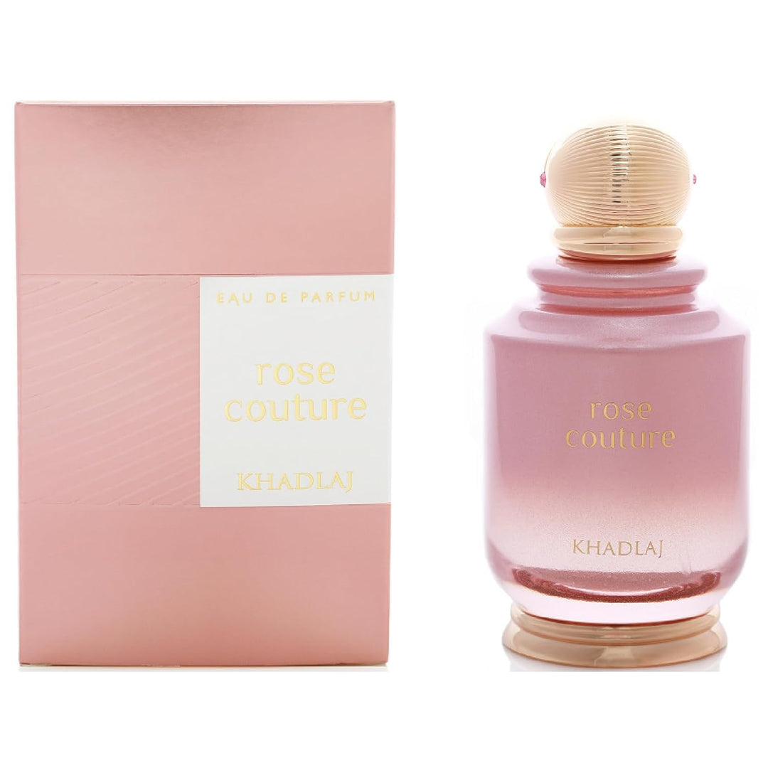 KHADLAJ PERFUMES Rose Couture Eau de Parfum Spray for Women, 3.4 Ounce