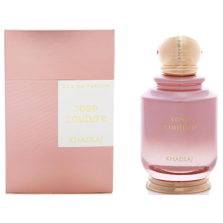 KHADLAJ PERFUMES Rose Couture Eau de Parfum Spray for Women, 3.4 Ounce