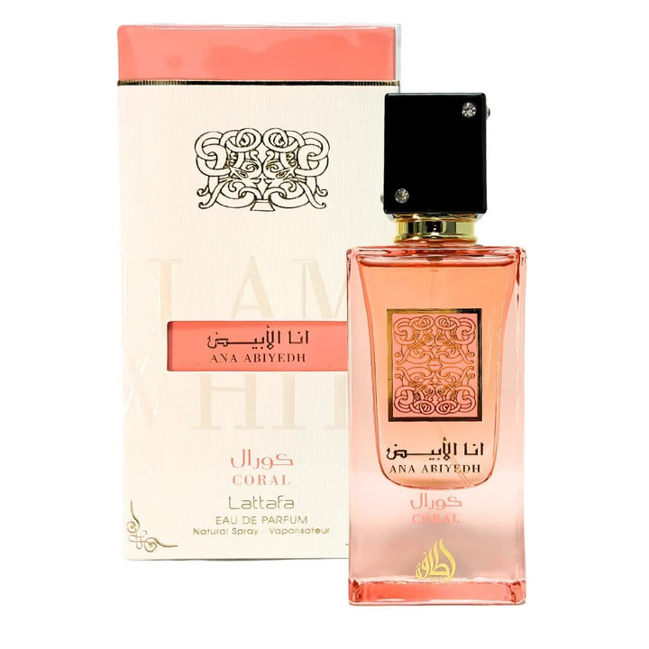 Lattafa Ana Abiyedh Scarlet – Fruity, Floral, Spicy, Sweet – Eau de Parfum Spray Long-Lasting Fragrance for Unisex, 2.0 Ounce / 60 ml