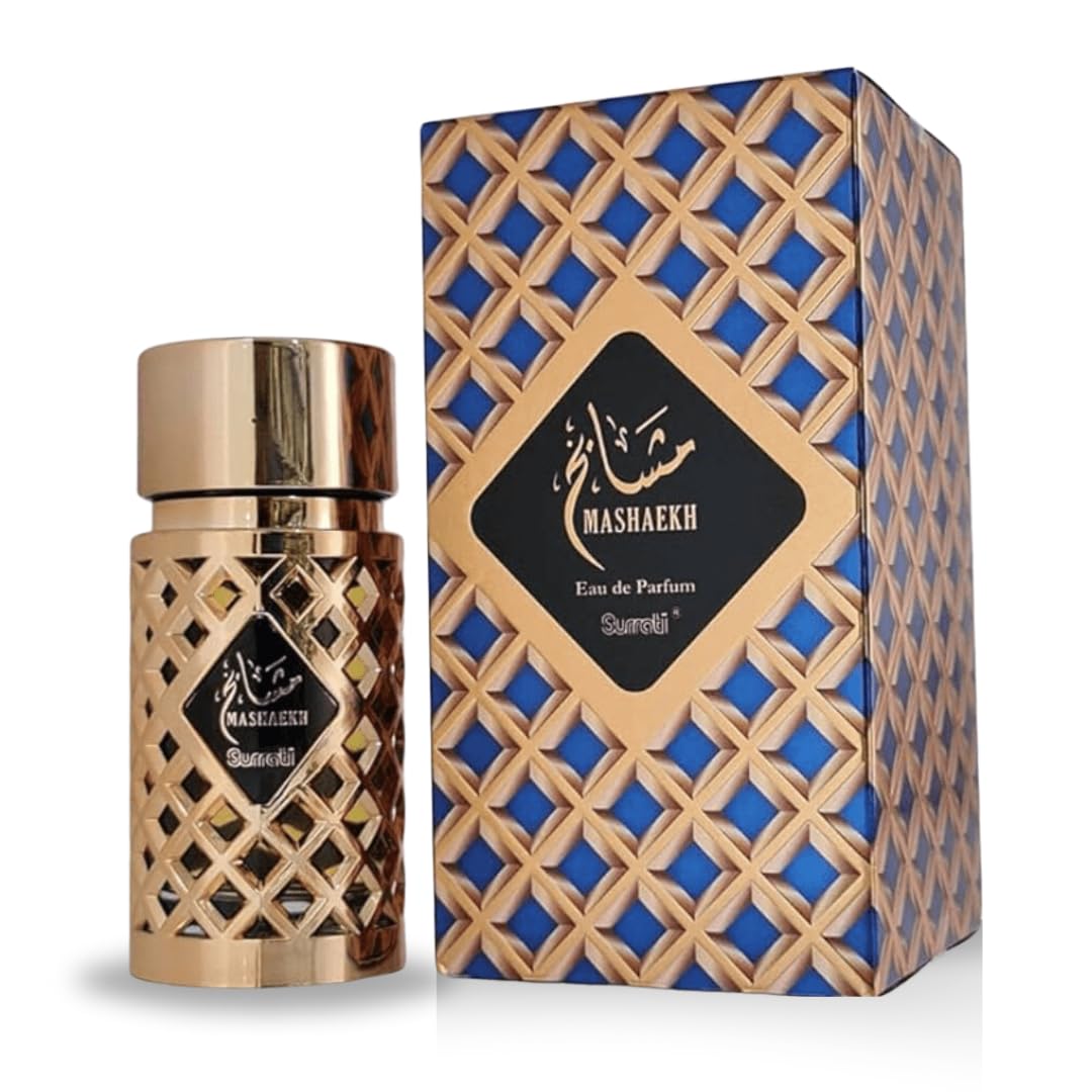 Surrati Mashaekh Arabian Perfumes For Women - Eau de Parfum Spray 100ML (3.4 OZ), Exotic Womens Perfume With Vanilla, Fruity & Amber Notes - Long Lasting Perfume For All Day Freshness