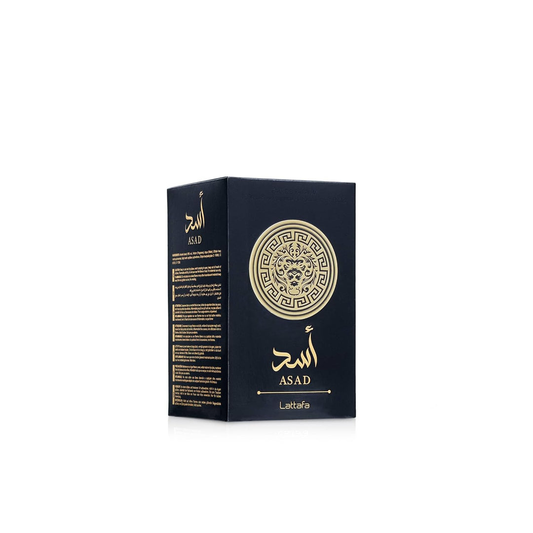 Lattafa Perfumes Asad for Unisex Eau de Parfum Spray, 3.4 Ounce