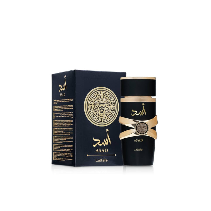 Lattafa Perfumes Asad for Unisex Eau de Parfum Spray, 3.4 Ounce